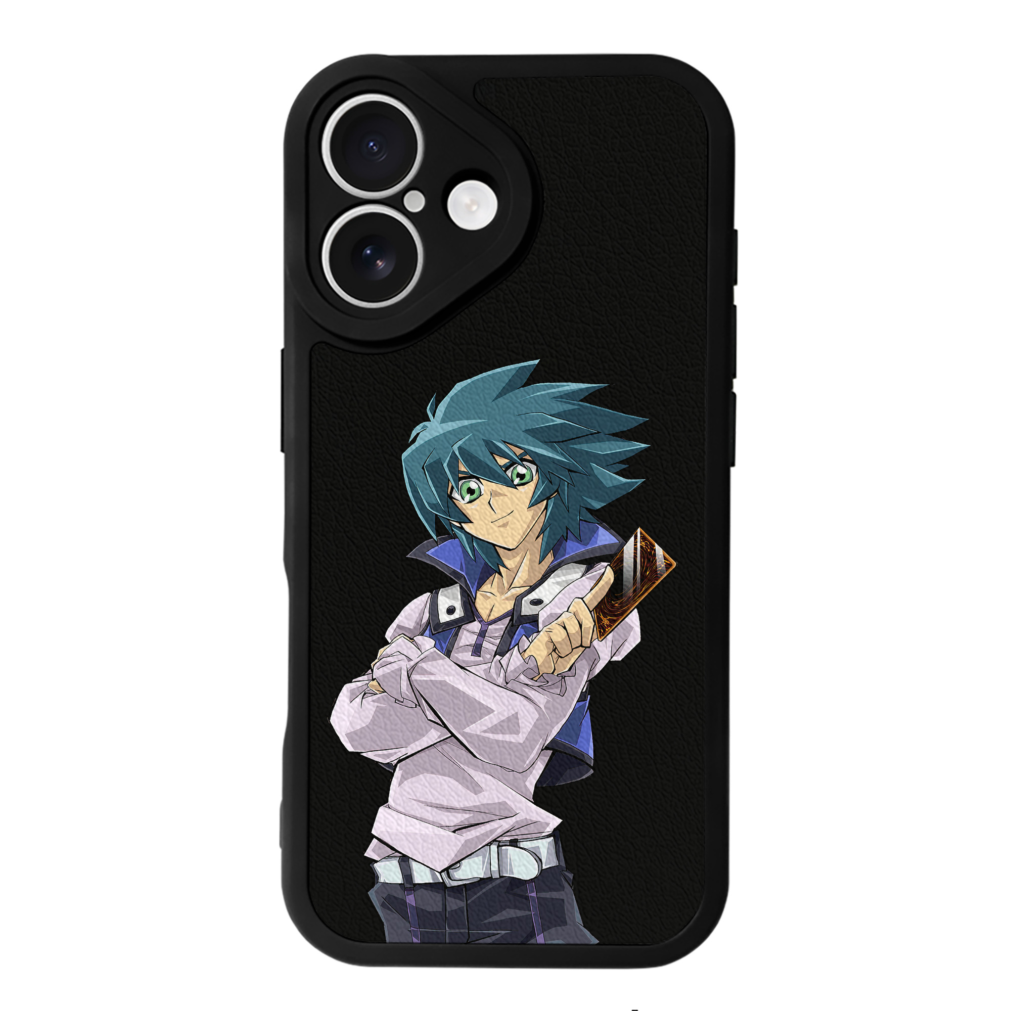 遊☆戯☆王 Yu-Gi-Oh! 【iPhone 16シリーズ対応】シリコンスマホケース（レザー調） 材質：シリコン